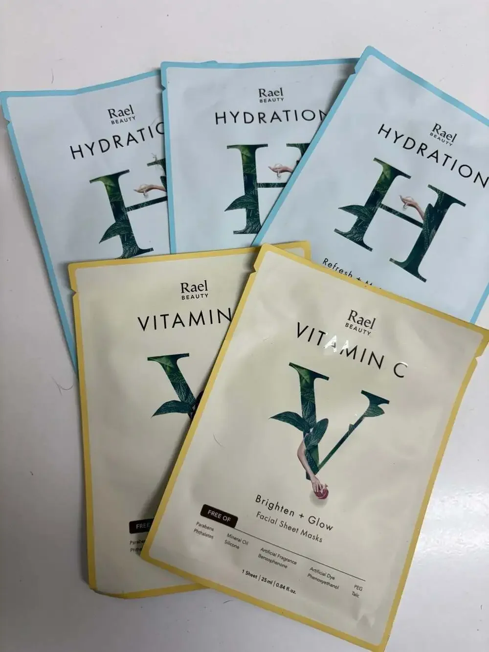 (5) Rael Beauty Facial Sheet Masks